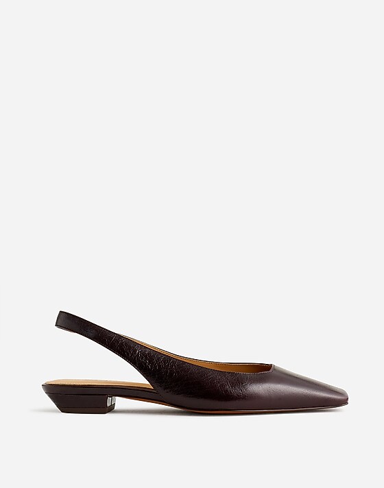madewell The Ophelia Slingback Flats espresso bean