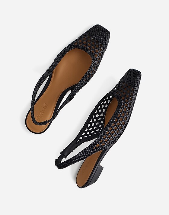 Madewell The Ophelia Slingback Flats True Black