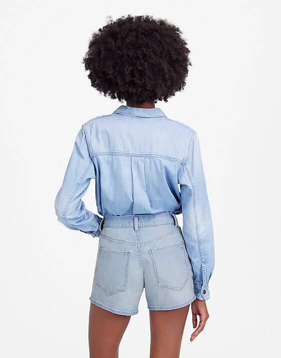 Madewell The Perfect Vintage Jean Short Quail Wash