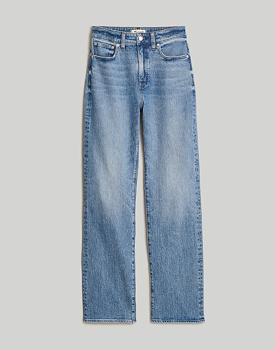 madewell The Plus '90s Straight Jean enmore wash