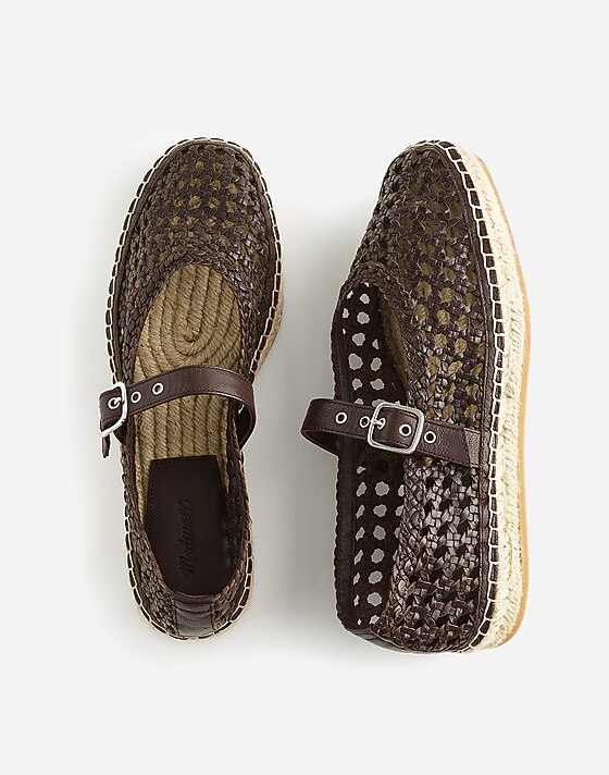 Madewell The Remy Mary Jane Espadrille Dark Carob