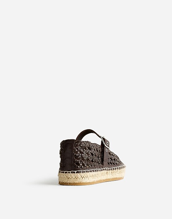 Madewell The Remy Mary Jane Espadrille Dark Carob