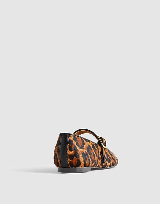 Madewell The Remy Mary Jane Flat Caramel Multi
