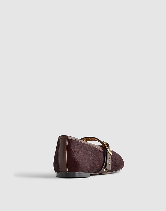 Madewell The Remy Mary Jane Flat Chocolate Raisin