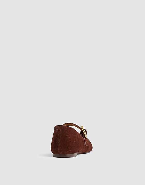 Madewell The Remy Mary Jane Flat Chocolate Raisin