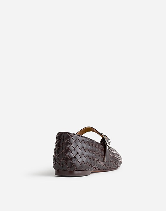 Madewell The Remy Mary Jane Flat Dark Carob