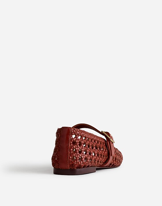 Madewell The Remy Mary Jane Flat Dusty Redwood
