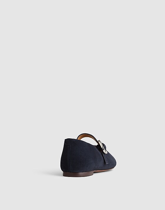 Madewell The Remy Mary Jane Flat Juniper Berry