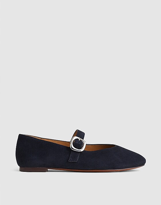 madewell The Remy Mary Jane Flat juniper berry
