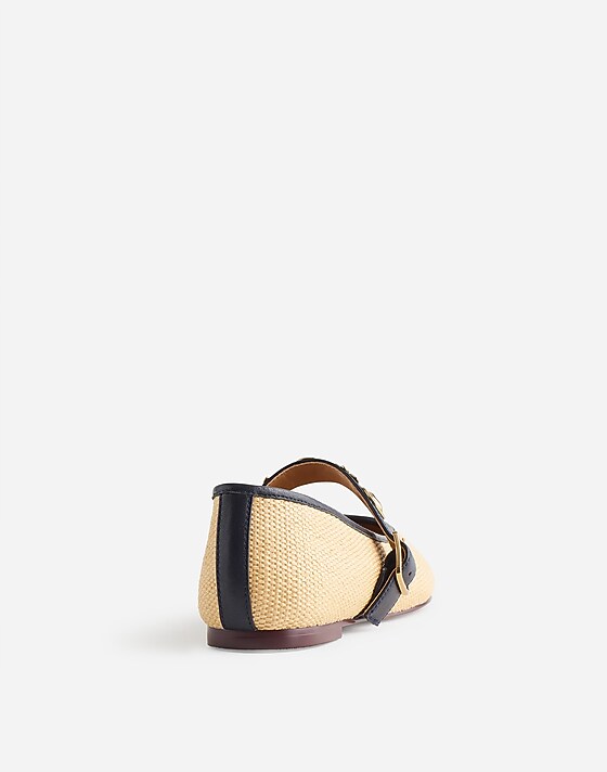 Madewell The Remy Mary Jane Flat Natural Multi