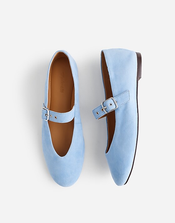 Madewell The Remy Mary Jane Flat Storm Cloud