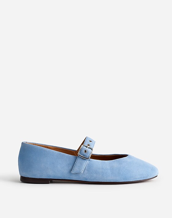 madewell The Remy Mary Jane Flat storm cloud