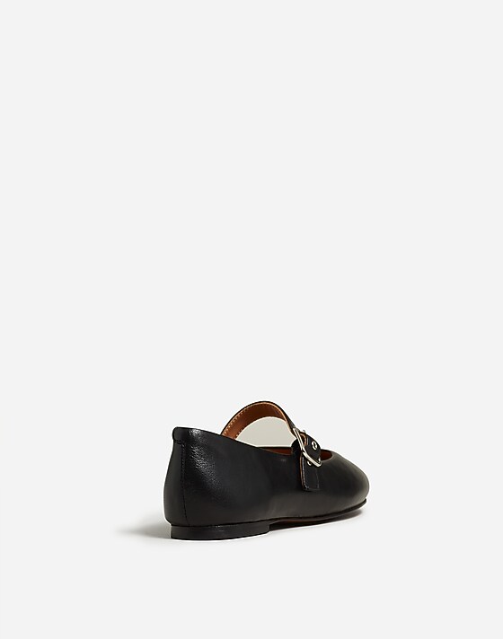 Madewell The Remy Mary Jane Flat True Black