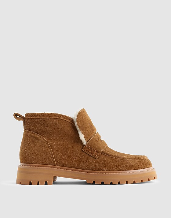 madewell The Ryder Ankle Boot warm chestnut