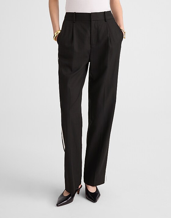 Madewell The Signature Trouser Pant Jet Black
