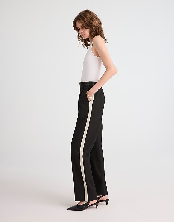 Madewell The Signature Trouser Pant Jet Black