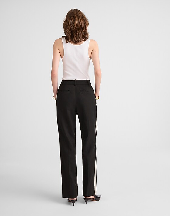 Madewell The Signature Trouser Pant Jet Black