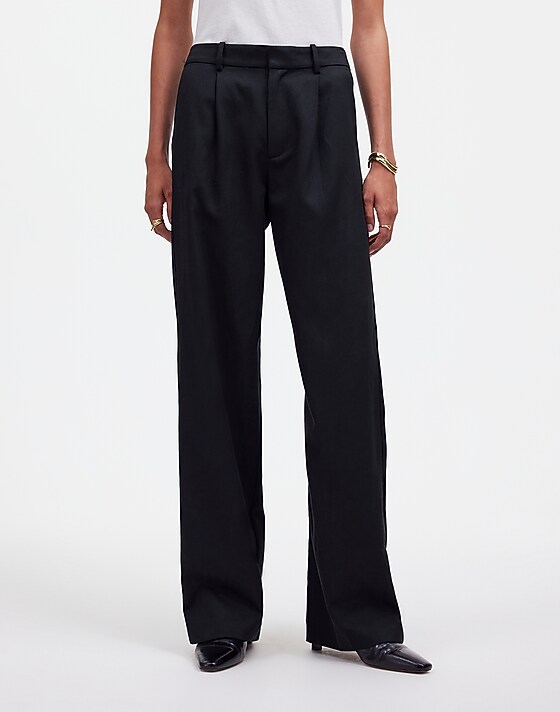 Madewell The Slouchy Straight Pant True Black
