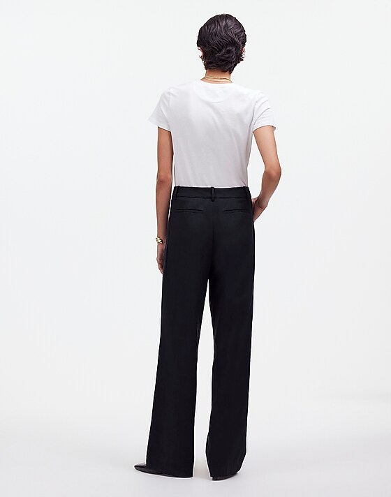 Madewell The Slouchy Straight Pant True Black