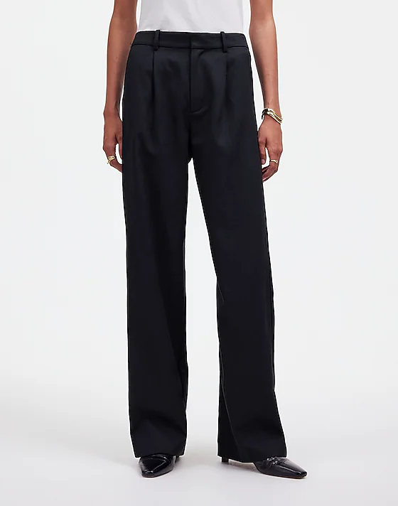 Madewell The Slouchy Straight Pant True Black