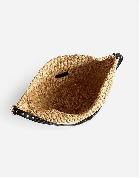 Madewell The Straw Flap Bag Natural Multi