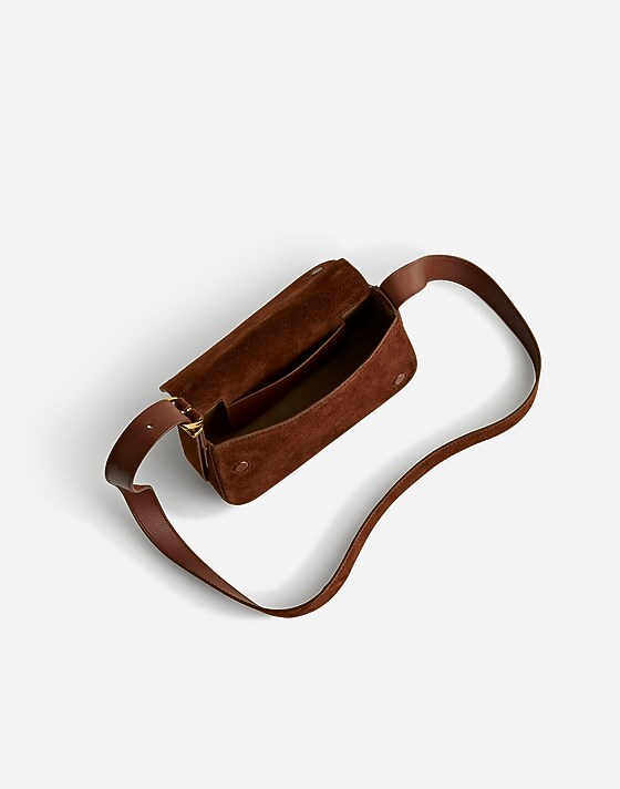 Madewell The Studded Crossbody Bag Soft Mahogany