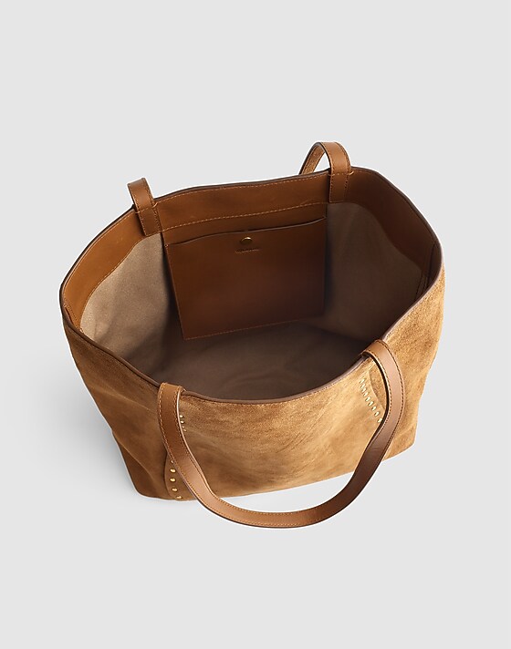 Madewell The Studded Tote Dried Acorn