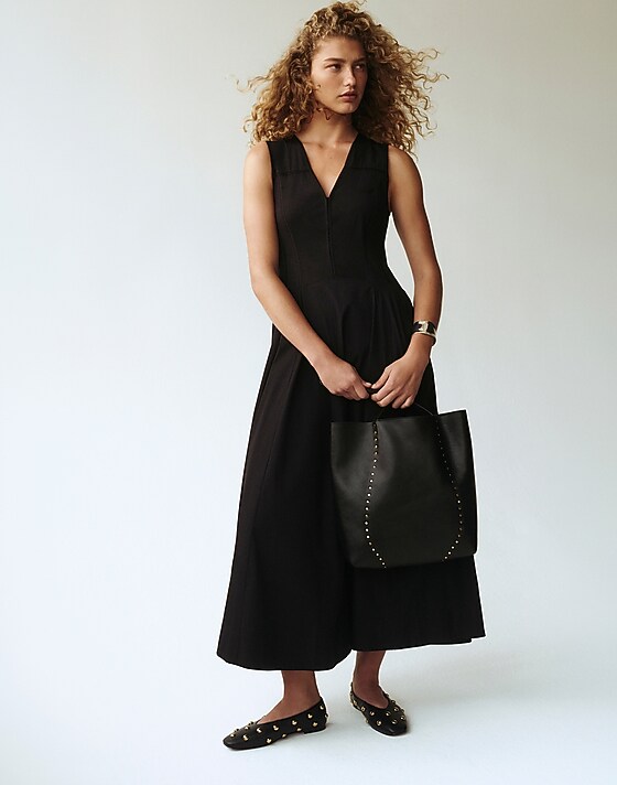 Madewell The Studded Tote True Black