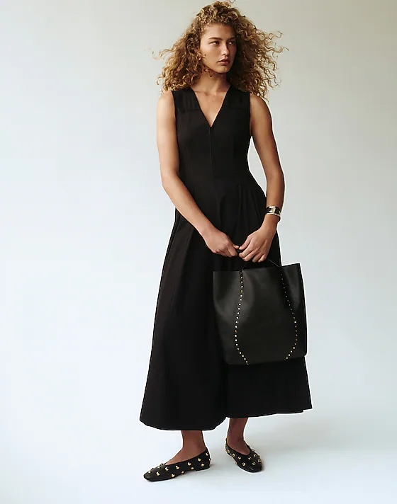 Madewell The Studded Tote True Black