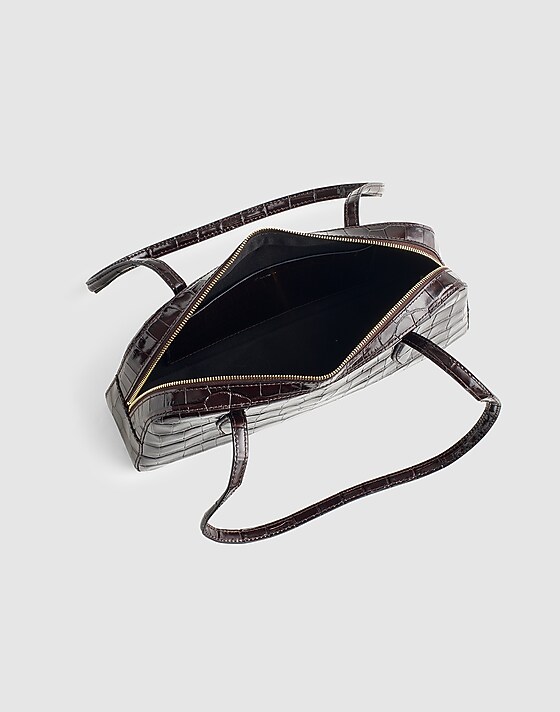 Madewell The Top-Zip Shoulder Bag Coffee Bean