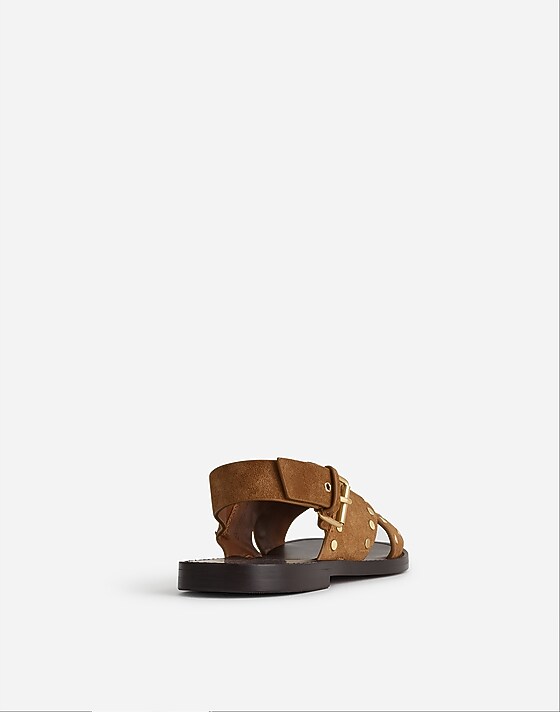 Madewell The Tuley Crossover Sandal Dried Acorn