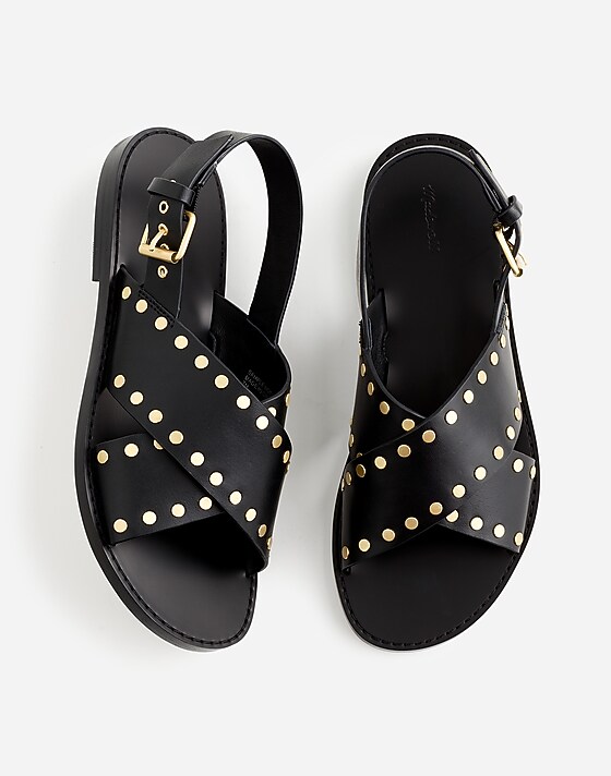 Madewell The Tuley Crossover Sandal True Black