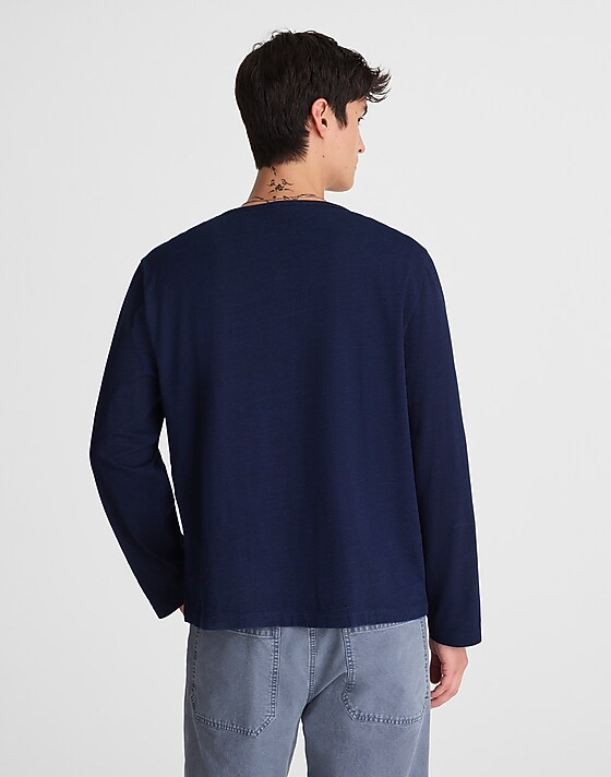 Madewell The Vintage Boatneck Tee Indigo