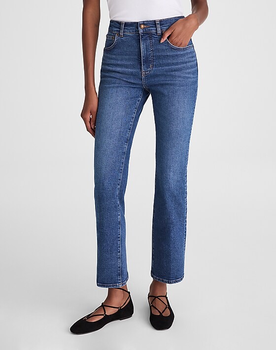 Madewell The Vintage Flare Crop Jean Larkwood Wash