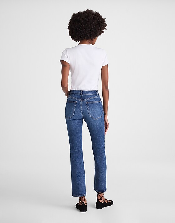 Madewell The Vintage Flare Crop Jean Larkwood Wash