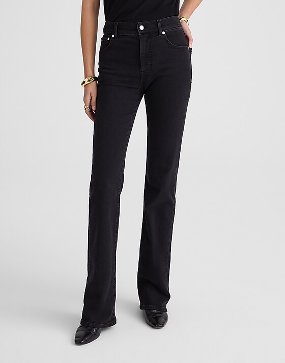Madewell The Vintage Flare Jean Black Frost