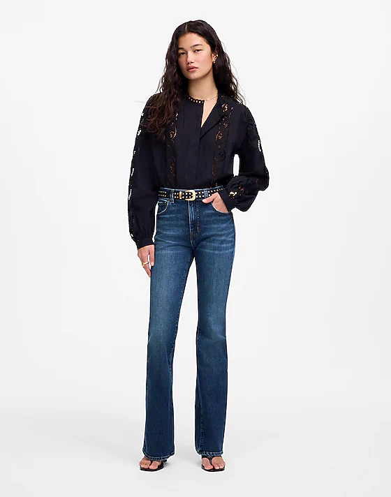 madewell The Vintage Flare Jean larkwood wash