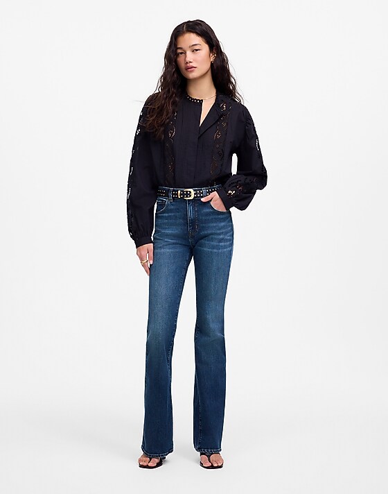 madewell The Vintage Flare Jean larkwood wash