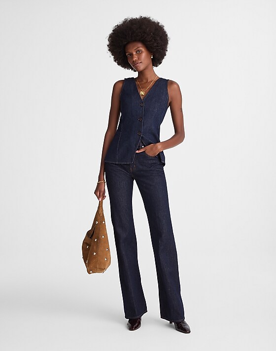 madewell The Vintage Flare Jean rinse wash