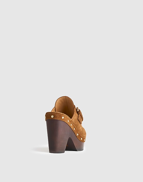 Madewell The Wes Buckle-Strap Clog Dried Acorn