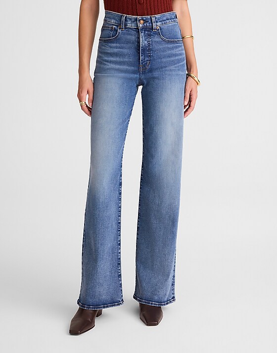 Madewell The Wide-Leg Jean Fairlawn Wash
