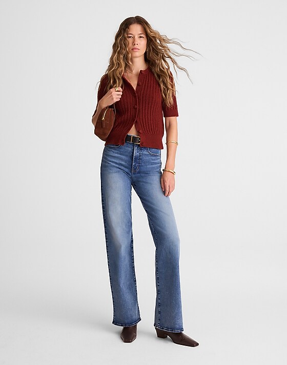 madewell The Wide-Leg Jean fairlawn wash