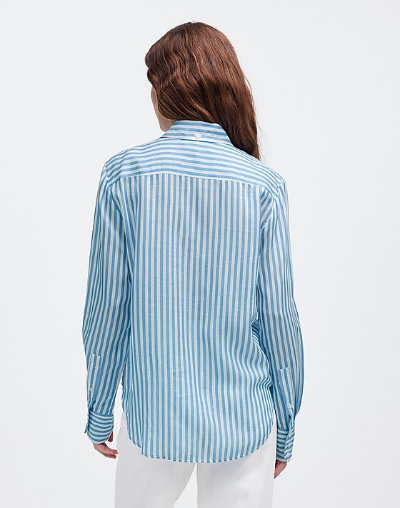 Madewell Utility-Pocket Button-Up Shirt Waterfall