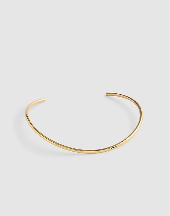 madewell Wire Choker Necklace antique gold