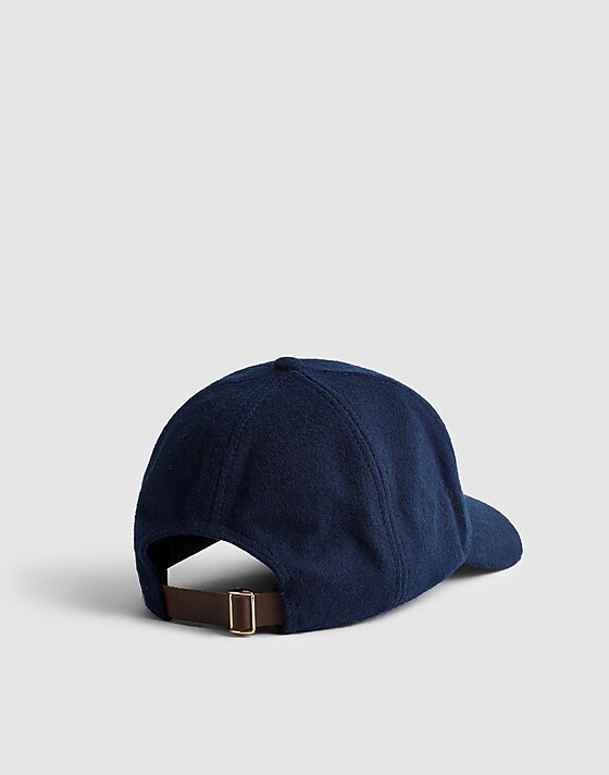 Madewell Wool Baseball Hat Juniper Berry