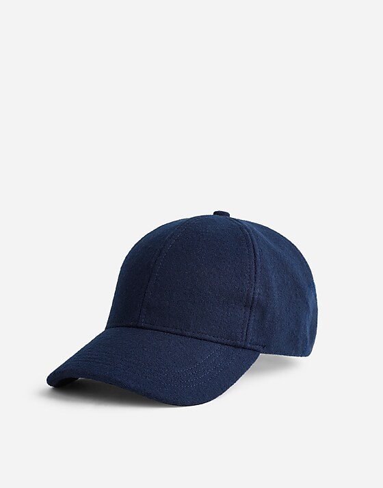 madewell Wool Baseball Hat juniper berry