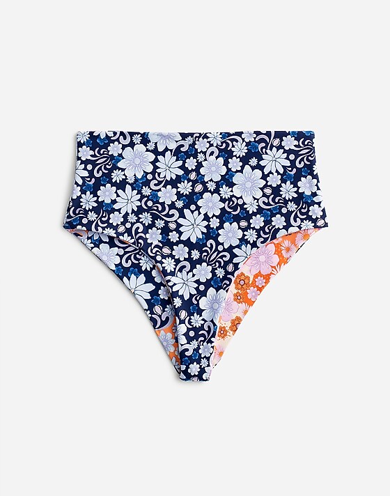 Madewell Madewell X Agua Bendita Alicia Reversible Bikini Bottom Multi