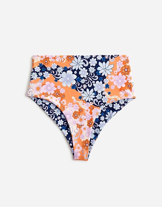 madewell Madewell x Agua Bendita Alicia Reversible Bikini Bottom multi
