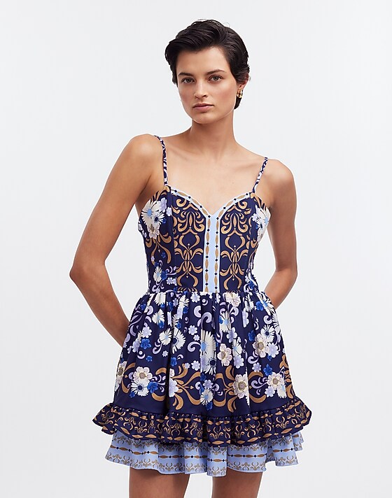 madewell Madewell x Agua Bendita Isadora Mini Dress multi