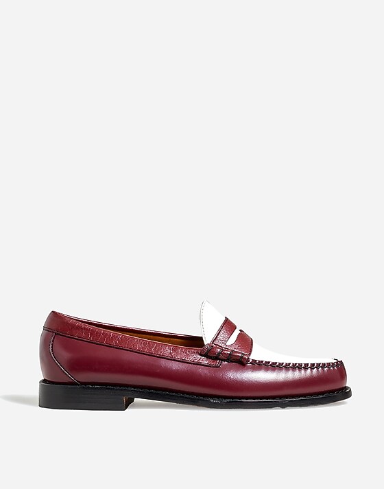 Madewell Madewell X G.H.BASS Larson Weejuns® Loafers Wine White